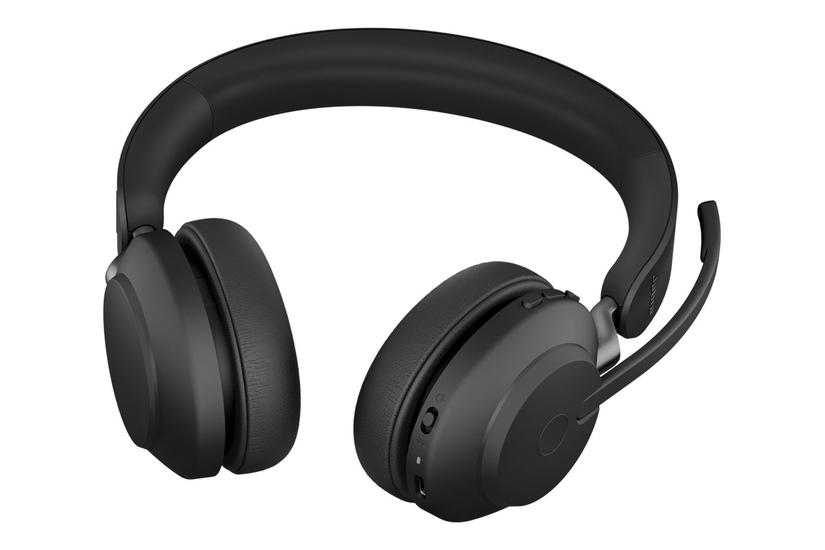 Jabra Evolve2 65 Uc Stereo Headset Usb- Med Opladningsstander