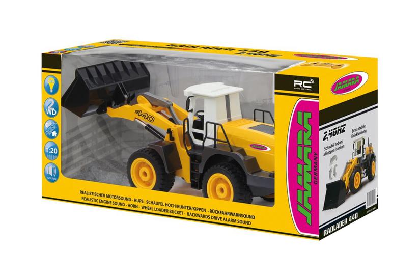 Jamara Wheel Loader 440 Fjernstyret Bygge- Og Landbrugskøretøj
