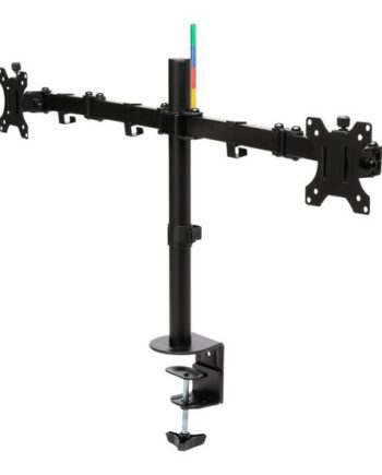Kensington Smartfit Ergo Dual Extended Monitor Arm Monteringssæt Justerbar Arm For   Skærme Sort