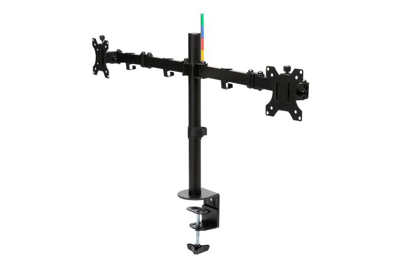Kensington Smartfit Ergo Dual Extended Monitor Arm Monteringssæt Justerbar Arm For Skærme Sort