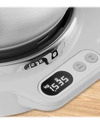 Kenwood Titanium Chef Baker Kvc65 001wh Køkkenmaskine 1200   Hvid Champagnecreme