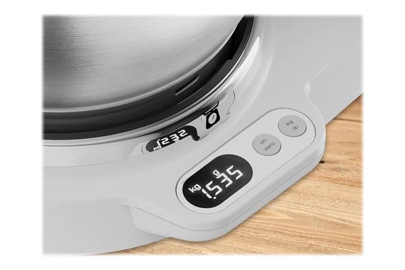 Kenwood Titanium Chef Baker Kvc65 001wh Køkkenmaskine 1200 Hvid Champagnecreme