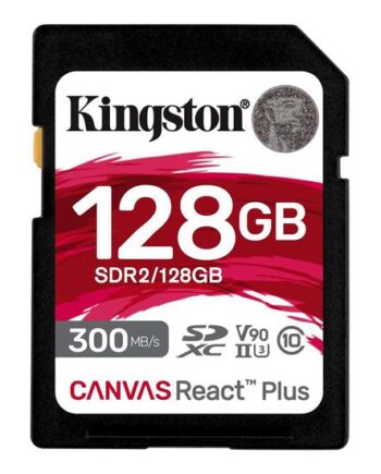 Kingston Canvas React Plus Flashhukommelseskort 128 Gb Sdxc Uhs-ii