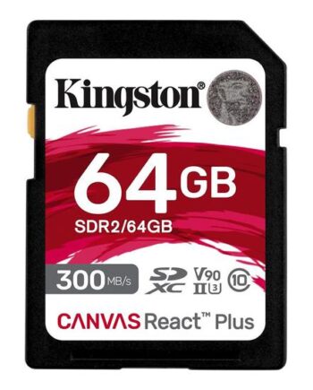 Kingston Canvas React Plus Flashhukommelseskort 64 Gb Sdxc Uhs-ii