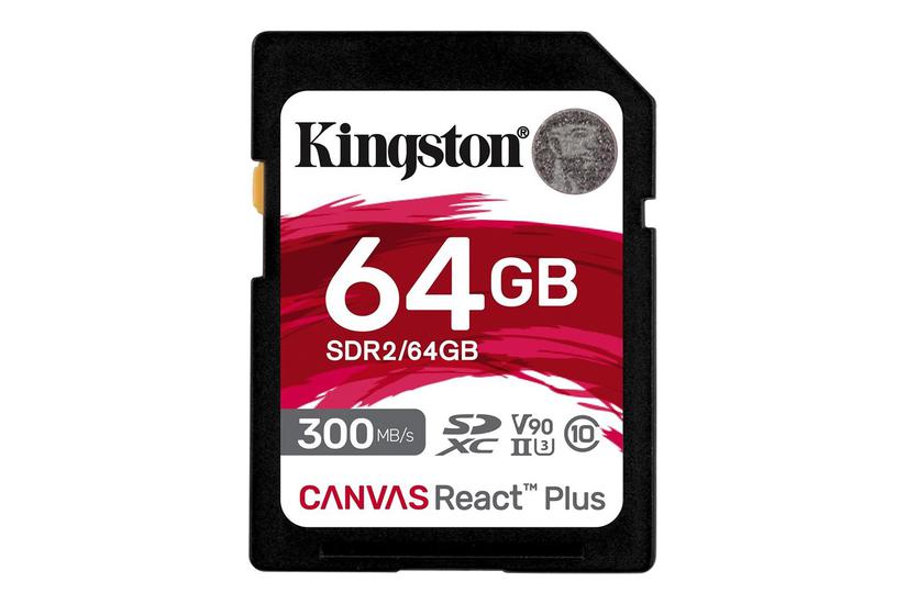 Kingston Canvas React Plus Flashhukommelseskort 64 Gb Sdxc Uhs-ii