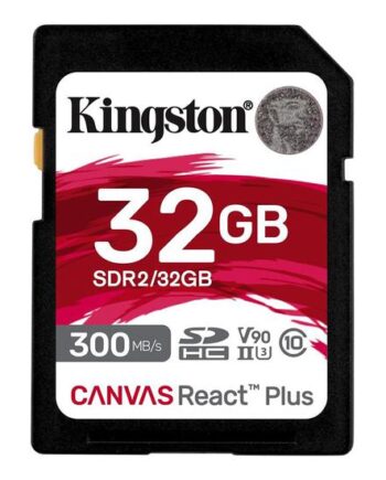 Kingston Canvas React Plus Flashhukommelseskort 32 Gb Sdxc Uhs-ii