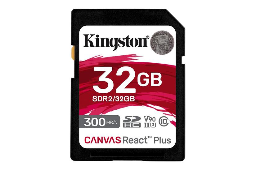 Kingston Canvas React Plus Flashhukommelseskort 32 Gb Sdxc Uhs-ii