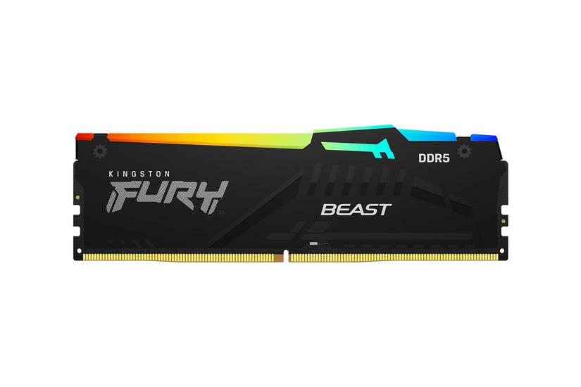 Kingston Fury Beast Rgb 16gb Ddr5 Ram 5600mt Dimm 288-pin On-die Ecc Cl40