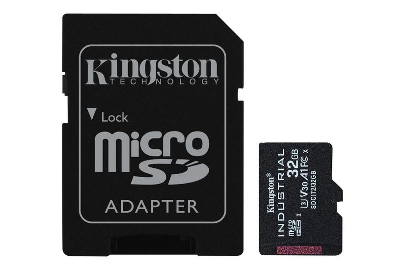 Kingston Industrial Flashhukommelseskort 32 Gb Microsdhc Uhs-