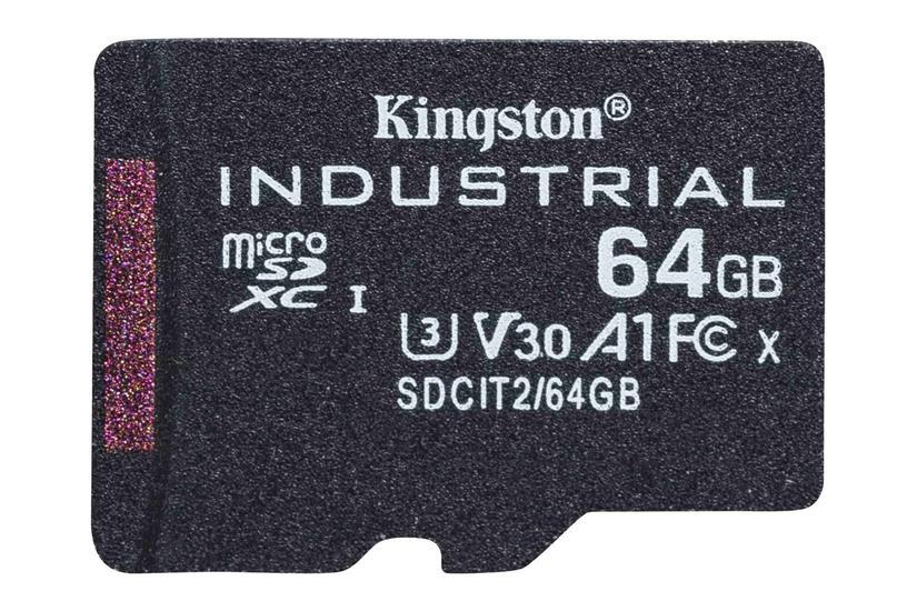 Kingston Industrial Flashhukommelseskort 64 Gb Microsdxc Uhs-