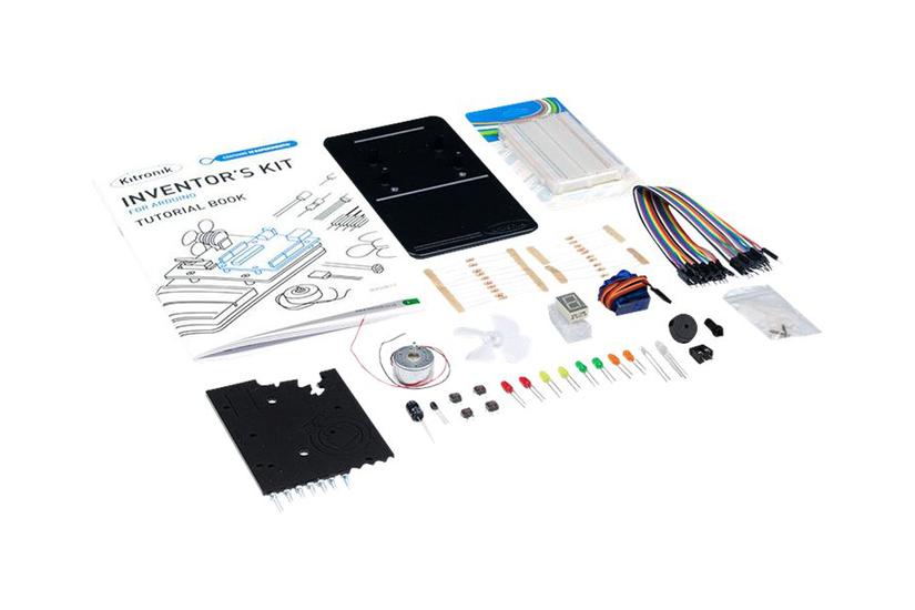 Kitronik Inventors Kit For Arduino Gør Det Selv-sæt Pakke Med 20