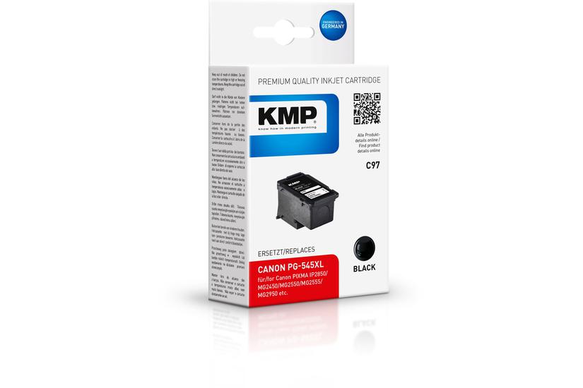 Kmp C97 Højtydende Sort Kompatibel Blækpatron Alternativ Til: Canon 8286b001 Canon Pg-545