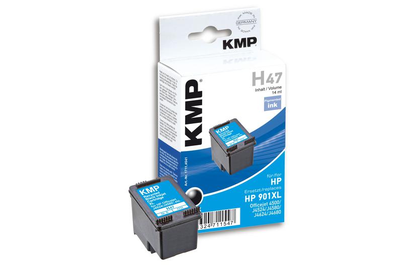 Kmp H47 Sort Kompatibel Blækpatron Alternativ Til: Hp 901 Hp Cc654ae