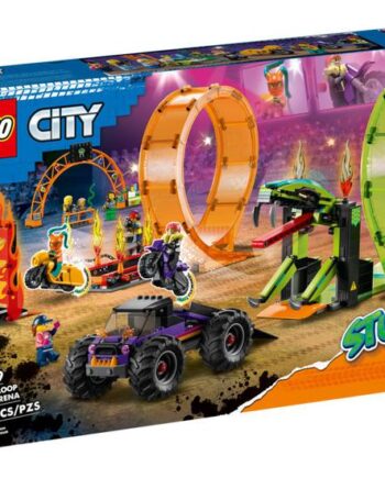Lego City Stuntz 60339 Double Loop Stunt Arena Byggesæt