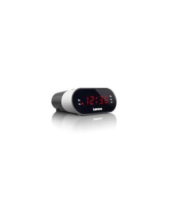 Lenco Cr-07 Clock Radio Sort Og Hvid
