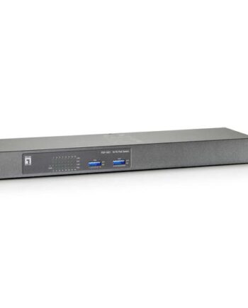 Levelone Fep-1601w120 Switch 16 Porte Monterbar På Stativ