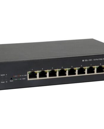 Levelone Gep-1051 Switch 10 Porte Smart Monterbar På Stativ