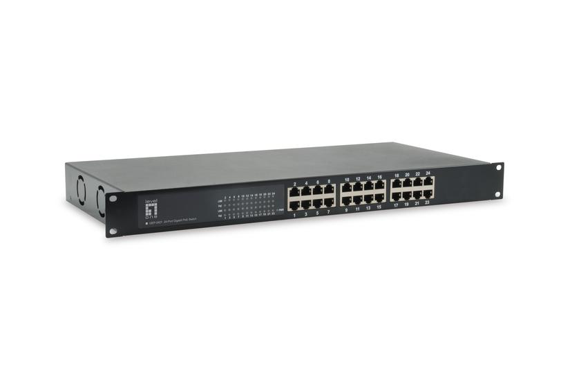 Levelone Gep-2421w150 Switch 24 Porte Monterbar På Stativ