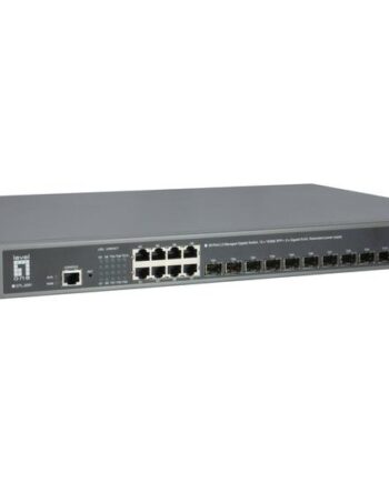 Levelone Gtl-2091 Switch 20 Porte Administreret Monterbar På Stativ