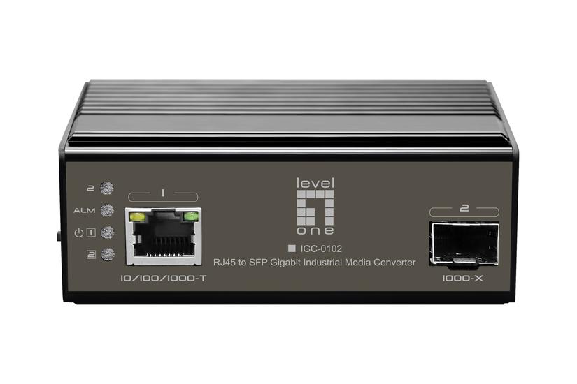 Levelone Igc-0102 Fibermedieomformer 10mb Lan 100mb Lan 1gbe