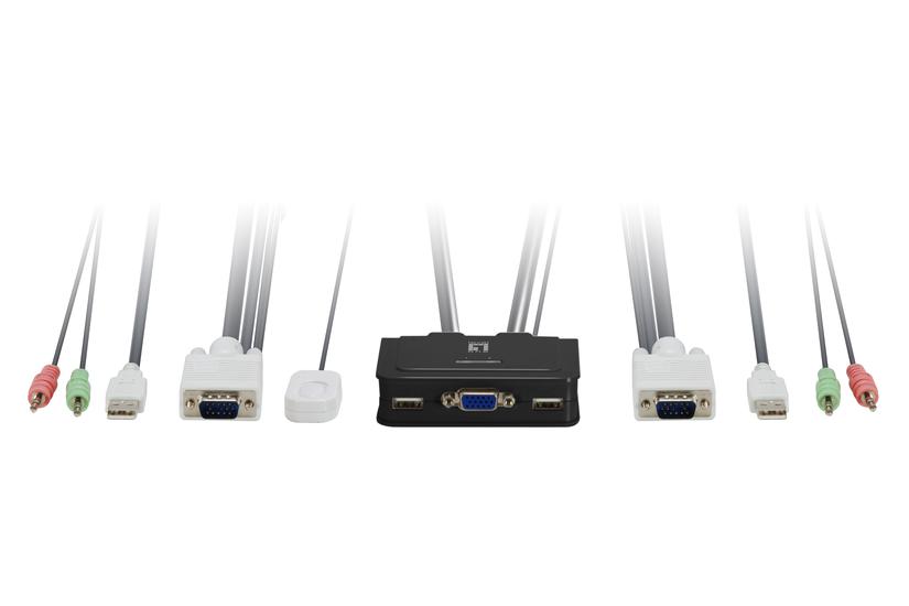 Levelone Kvm-0223 Kvm Audio-switch Porte