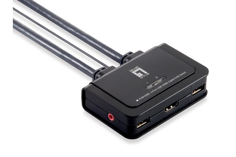Levelone Kvm-0290 Kvm Switch Porte