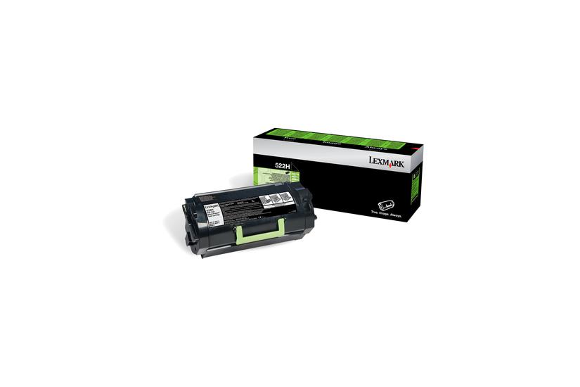 Lexmark 522he Højtydende Sort Original Tonerpatron Lexmark Corporate