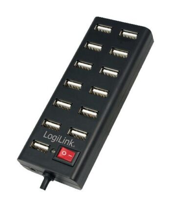 Logilink Usb     Hub 13-port With On Off Switch Hub 13 Porte