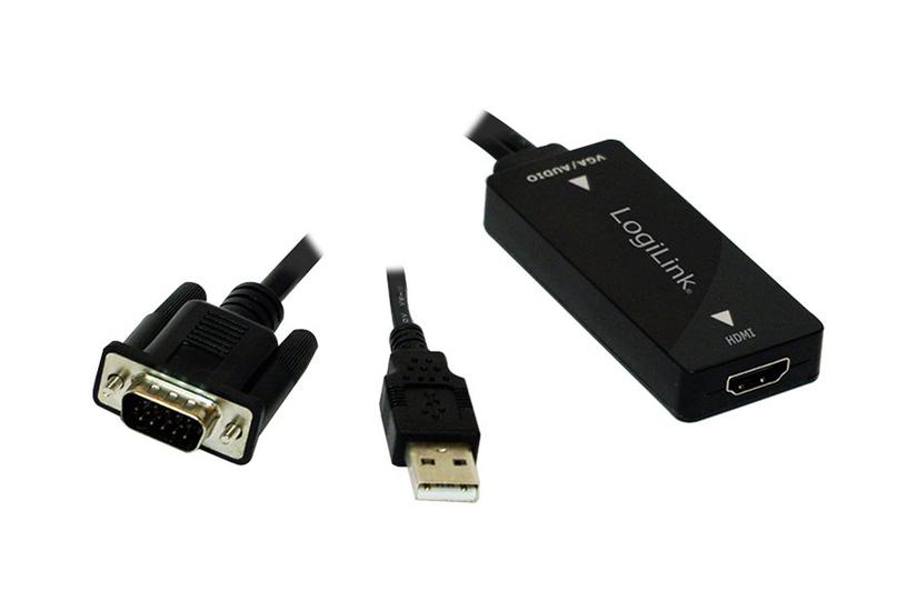 Logilink Vga With Audio To Hdmi Converter Video Transformer