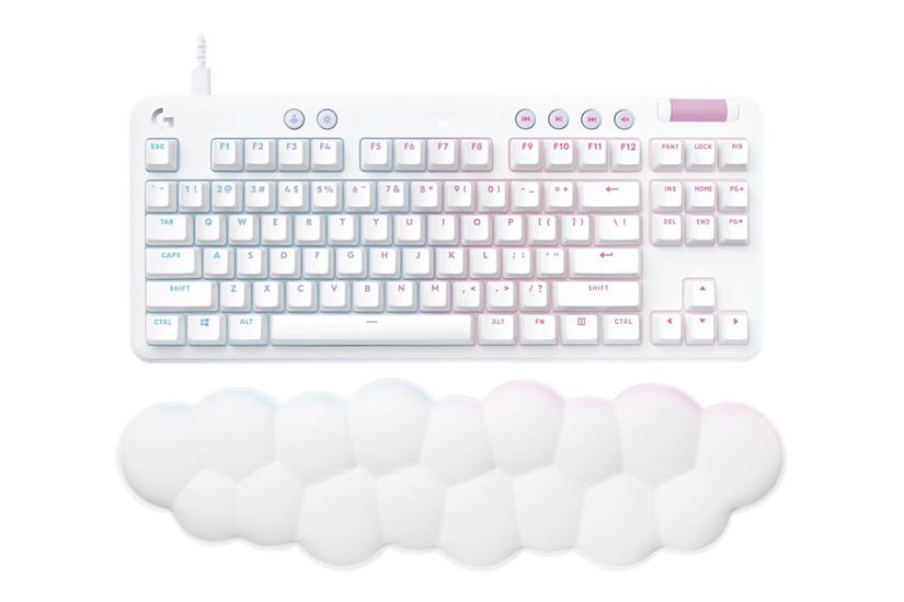 Logitech G713 Tastatur Tenkeyless Qwerty Nordisk Dansk Finsk Norsk Svensk Hvid Indgangsudstyr