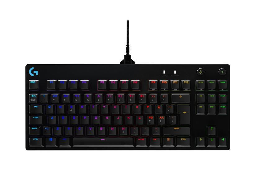 Logitech Pro Mechanical Gaming Keyboard Tastatur Pan Nordic Sort Indgangsudstyr