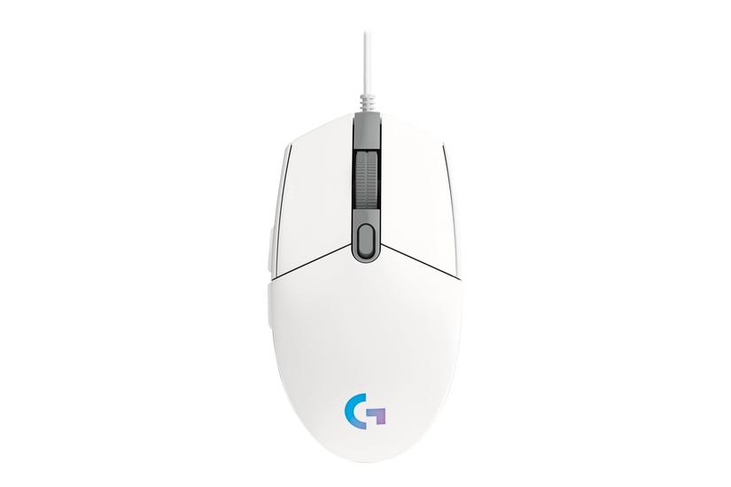 Logitech Gaming Mouse G203 Lightsync Mus Usb Hvid