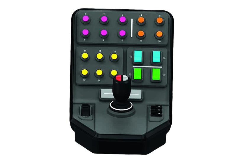Logitech Heavy Equipment Side Panel Flyvesimulatorcontroller Kabling
