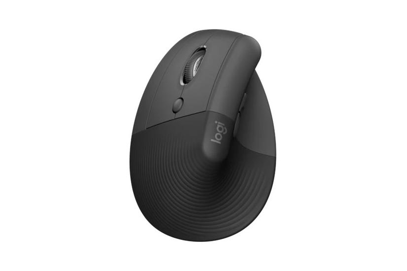 Logitech Lift Vertical Ergonomic Mouse Lodret Mus Bluetooth Ghz Grafit