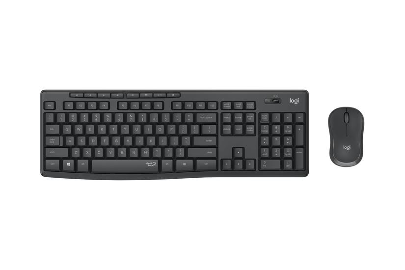 Logitech Mk295 Silent Sæt Med Mus Og Tastatur Pan Nordic Grafit Indgangsudstyr