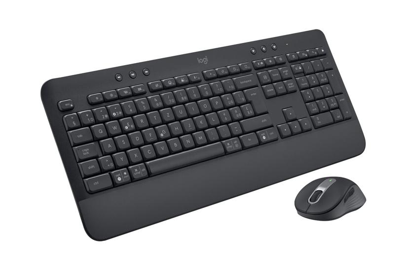 Logitech Signature Mk650 Combo For Business Sæt Med Mus Og Tastatur Qwerty Nordisk Dansk Finsk Norsk Svensk Grafit Indgangsudstyr