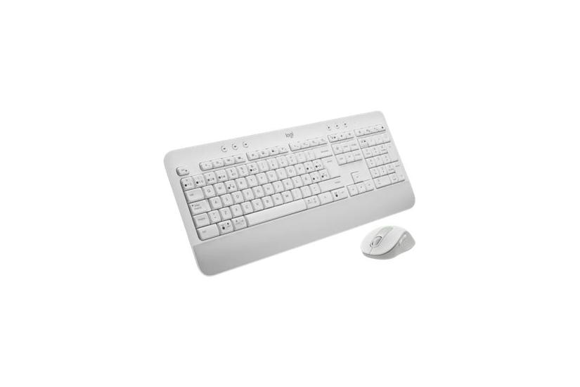Logitech Signature Mk650 Combo For Business Sæt Med Mus Og Tastatur Qwerty Nordisk Dansk Finsk Norsk Svensk Off-white Indgangsudstyr