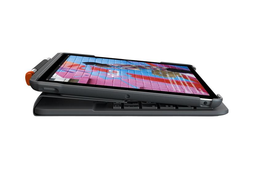 Logitech Slim Folio Tastatur Og Folio-kasse Qwertz Schweizisk Grafit Indgangsudstyr