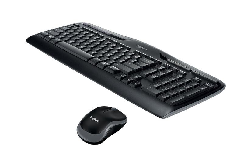 Logitech Wireless Combo Mk330 Sæt Med Mus Og Tastatur Uk Sort Indgangsudstyr