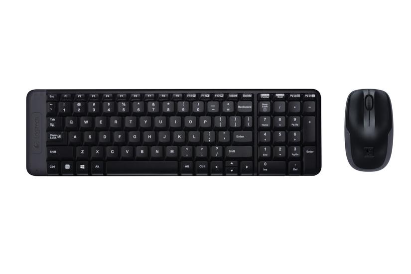 Logitech Wireless Combo Mk220 Sæt Med Mus Og Tastatur Us International Indgangsudstyr