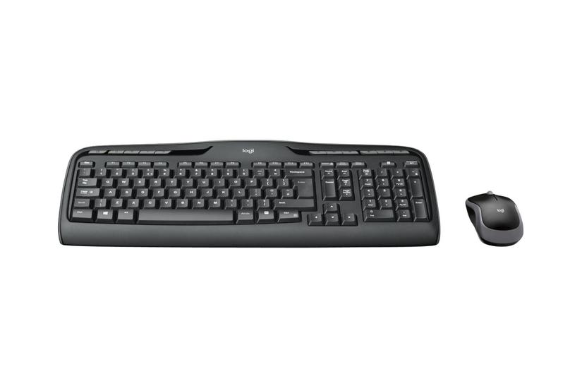 Logitech Wireless Combo Mk330 Sæt Med Mus Og Tastatur Us International Sort Indgangsudstyr