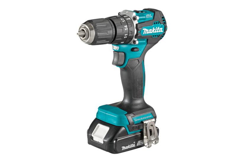 Makita Dhp487raj Hammerbor Skruemaskine Ledningfri -hastigheders Batterier