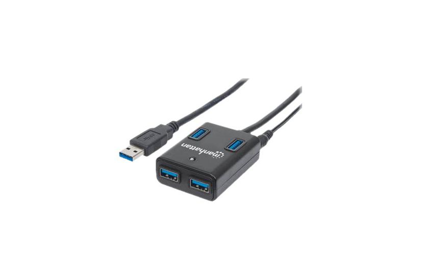 Manhattan 162302 Interface Hub Usb Gen Gen Type- 5000 Mbit Sort