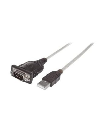 Manhattan 151801 Serielkabel Sølv   45   Usb   Serial Com Rs232 Db9