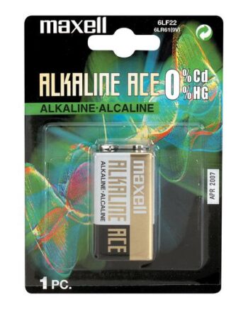 Maxell 6lf 22 Batteri   9v Alkalisk