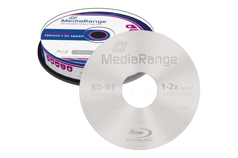 Mediarange Bd-re 10 25 Gb Lagringsmedie