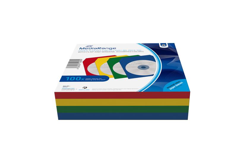Mediarange Cd-paper Color-pack Cd-kuvert