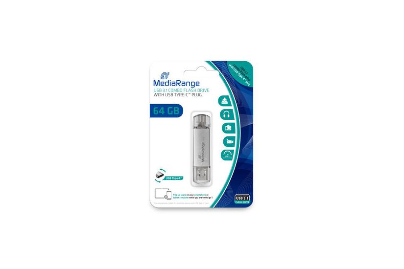 Mediarange Combo Usb Flashdrive 64 Gb