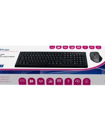 Mediarange Mros104 Tastatur Og Mus-sæt Sort Indgangsudstyr