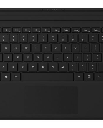 Microsoft Surface Pro Type Cover With Fingerprint Id Tastatur Med Trackpad  Accelerometer Italiensk Sort Indgangsudstyr